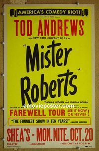 #4871 MISTER ROBERTS theater WC '58 Logan