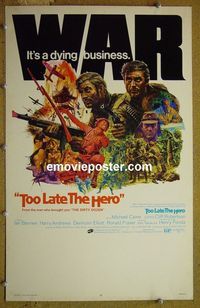#4950 TOO LATE THE HERO WC '70 Michael Caine