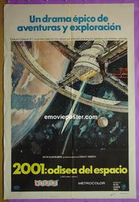 #5219 2001 A SPACE ODYSSEY Argentinean movie poster '68