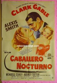 #5244 ANY NUMBER CAN PLAY Argentinean movie poster '49