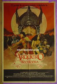 #5245 ARCHER FUGITIVE FROM THE EMPIRE Argentinean movie poster