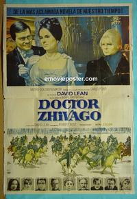 #5304 DOCTOR ZHIVAGO Argentinean movie poster '65