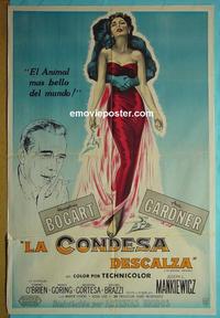 #5253 BAREFOOT CONTESSA Argentinean movie poster 54
