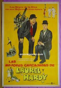 #5257 BEST OF LAUREL & HARDY Argentinean movie poster