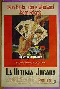 #5258 BIG HAND FOR THE LITTLE LADY Argentinean movie poster
