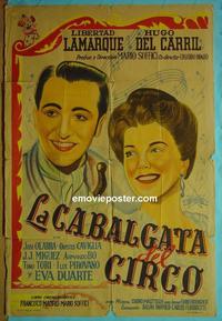 #5285 CIRCUS CAVALCADE Argentinean movie poster '45