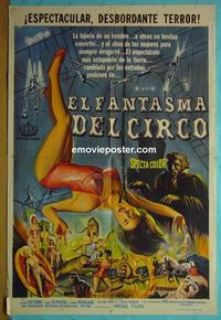 #5286 CIRCUS OF HORRORS Argentinean movie poster '60 AIP