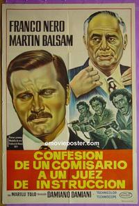 #5289 CONFESSIONS OF A POLICE CAPTAIN Argentinean movie poster