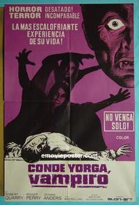 #5290 COUNT YORGA VAMPIRE Argentinean movie poster '70