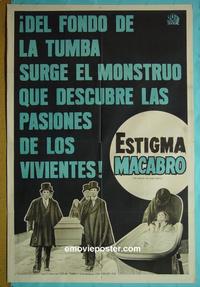 #5296 CURSE OF THE LIVING CORPSE Argentinean movie poster