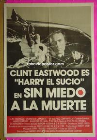 #5317 ENFORCER Argentinean movie poster '77