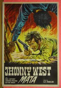 #5394 LEFT HANDED JOHNNY WEST Argentinean movie poster