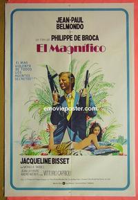 #5402 MAGNIFICENT ONE Argentinean movie poster 74
