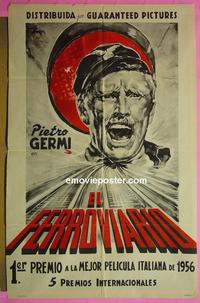 #5403 MAN OF IRON Argentinean movie poster '56