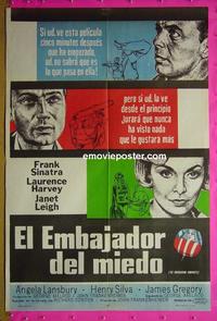 #5405 MANCHURIAN CANDIDATE Argentinean movie poster '62