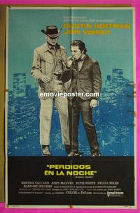 #5413 MIDNIGHT COWBOY Argentinean movie poster '69