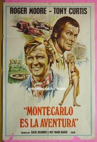 #5414 MISSION MONTE CARLO Argentinean movie poster '74