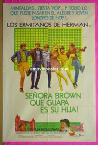 #5418 MRS BROWN YOU'VE GOT A LOVELY DAUGHTER Argentinean movie poster