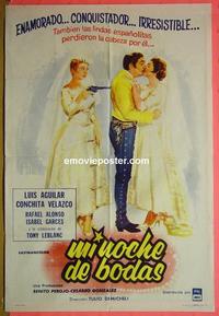 #5422 MY WEDDING NIGHT Argentinean movie poster '61