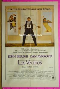 #5424 NEIGHBORS Argentinean one-sheet movie poster '81 Belushi