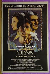 #5431 NIJINSKY Argentinean movie poster '80 Amsel Art!