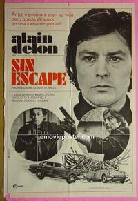 #5432 NO WAY OUT Argentinean movie poster '72