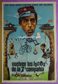 #5435 NOW WHERE DID THE 7TH COMPANY GO Argentinean movie poster