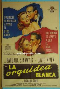 #5442 OTHER LOVE Argentinean movie poster '47 Stanwyck