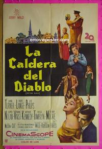 #5446 PEYTON PLACE Argentinean movie poster '58 Turner