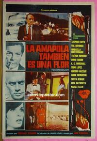 #5455 POPPY IS ALSO A FLOWER Argentinean movie poster