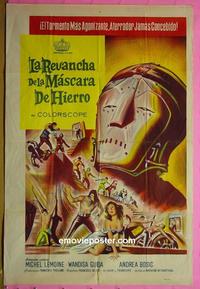 #5457 PRISONER OF THE IRON MASK Argentinean movie poster