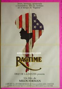 #5462 RAGTIME Argentinean movie poster '81 James Cagney