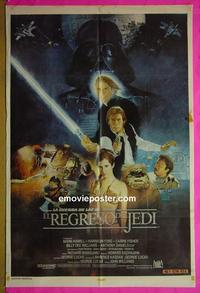 #5466 RETURN OF THE JEDI Argentinean movie poster '83