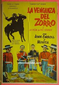 #5475 ROSE OF THE RIO GRANDE Argentinean movie poster