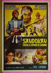 #5476 SANDOKAN AGAINST THE LEOPARD OF SARAWAK Argentinean movie poster