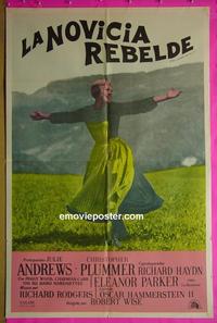 #5493 SOUND OF MUSIC Argentinean movie poster R70s