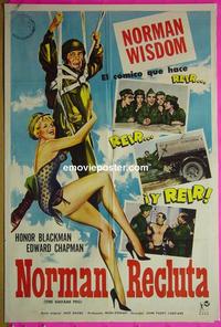 #5496 SQUARE PEG Argentinean movie poster '58 Blackman