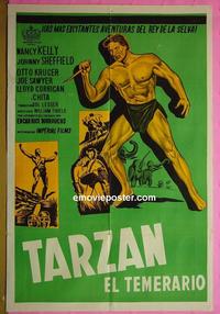 #5506 TARZAN'S DESERT MYSTERY Argentinean movie poster
