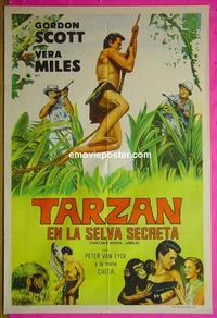 #5508 TARZAN'S HIDDEN JUNGLE Argentinean movie poster