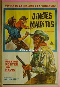 #5222 3 OUTLAWS Argentinean movie poster '51