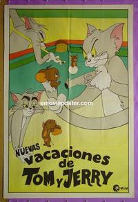 #5518 TOM & JERRY Argentinean '70s wacky art of most famous cat & mouse!