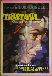 #5521 TRISTANA Argentinean movie poster '70 Luis Buneul