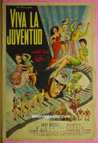 #5527 VIVA LA JUVENTUD Argentinean movie poster '56