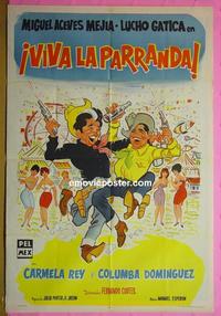 #5528 VIVA LA PARRANDA Argentinean movie poster '60