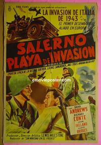 #5529 WALK IN THE SUN Argentinean movie poster '45
