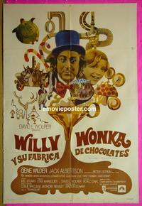 #5542 WILLY WONKA & THE CHOCOLATE FACTORY Argentinean movie poster
