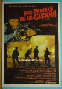 #5305 DOGS OF WAR Argentinean movie poster '81