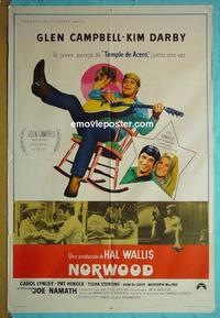 #5433 NORWOOD Argentinean movie poster '70 Campbell