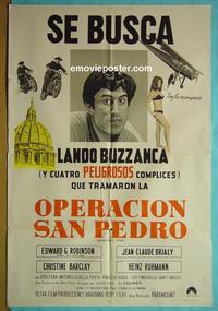 #5440 OPERATION ST PETERS Argentinean movie poster '67
