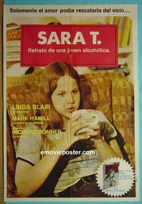 #5477 SARAH T Argentinean movie poster '75 Linda Blair